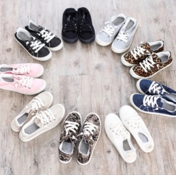 Leopard Print Sneakers - Picture 2 of 2